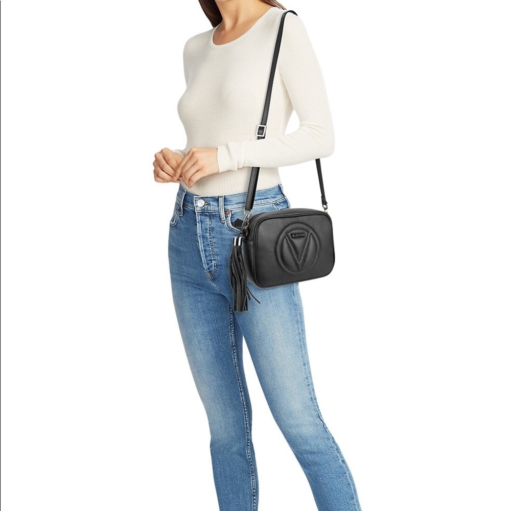 Valentino Mia Sauvage Leather Crossbody Bag